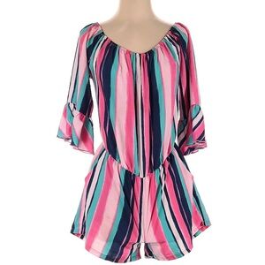 Pink Lily Romper medium